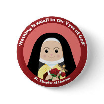 St. Thérèse of Lisieux Button