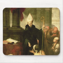 St. Thomas of Villanueva Distributing Alms, 1678 Mouse Pad