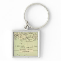 St Thomas, St Jan, St Crook Key Chains