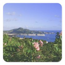 St. Thomas, US Virgin Islands. Charlotte Square Stickers