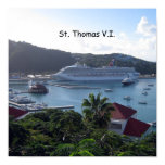st. thomas, harbor, cruise ship, cruise, ship,