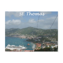 St Thomas View Postcard