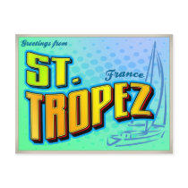 ST. TROPEZ POSTCARD
