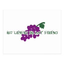 St. Urho is my Hero postcards