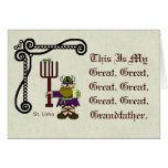 St. Urho Is My Relative Card    Customize It! cards
