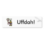 St. Urho "Uffdah" Bumper Sticker bumper stickers