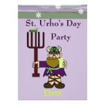 St. Urho's Day Party Invitation  with St. Urho invitations