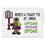 St. Urho's Day Toast Greeting Card