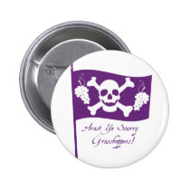 St. Urho's Pirate Flag buttons