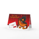 St.Valentine's Day Card, Valentine Penguin Hearts