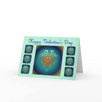 St. Valentine's Day Happy Valentine's Day heart card