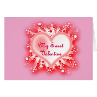 St. Valentine's Day Happy Valentine's Day heart card