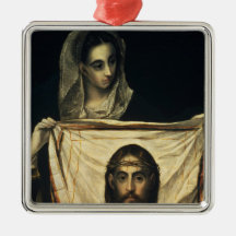 St.Veronica with the Holy Shroud Christmas Tree Ornament