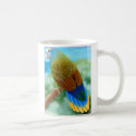 St Vincent Amazon Parrot Mug by twopurringcats St Vincent Amazon Parrot Mug