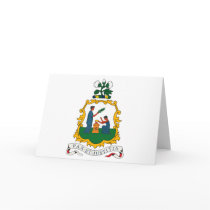 St. Vincent And Grenadines Coat of Arms Greeting C Greeting Card