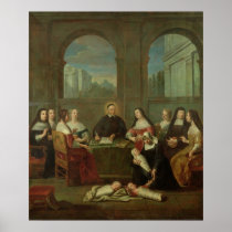 St. Vincent de Paul and the Sisters of Charity Print