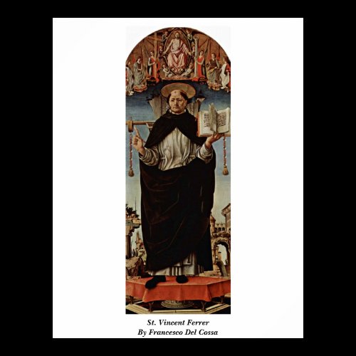 St. Vincent Ferrer By Francesco Del Cossa Poster