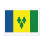 St. Vincent Flag Postcard