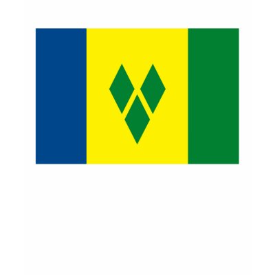 St. Vincent Flag T-shirt by FlagTshirts
