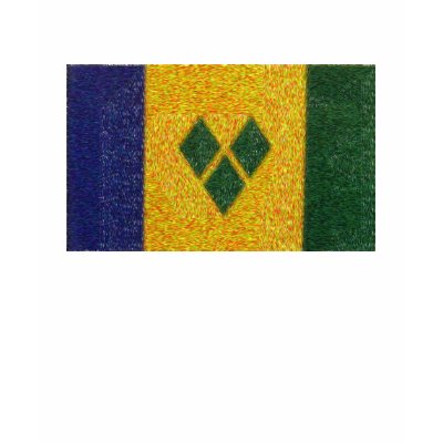 St. Vincent & the Grenadines flag Tshirts by zmgc08