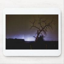 St Vrain Tree Lightning Storm Mouse Pad
