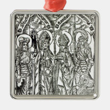 St. Wenceslaus, Adalbert,Stanislaus St. Florian Ornaments