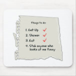 Stab Shirt Mouse Pad