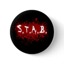STAB Splatter Button by soundtracktoabeating STAB Splatter Button