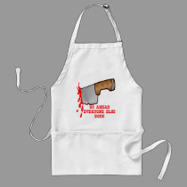 Stabbed By Knife In The Back aprons