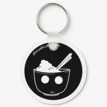 Stabbed Rice Bowl keychains by shirushi Stabbed Rice Bowl keychains