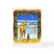 Stable_Christmas cards by Leenasart Stable_Christmas cards