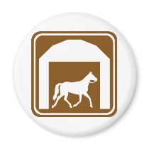 Stables Highway Sign magnets
