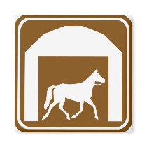 Stables Highway Sign magnets
