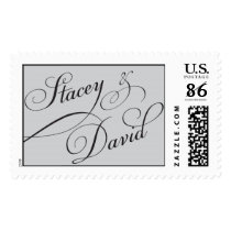 Stacey and David wedding monogram stamp stamps