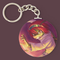 Stacey is very angry keychains