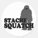 Stache Squatch stickers