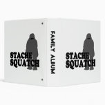 Stache Squatch Vinyl Binders