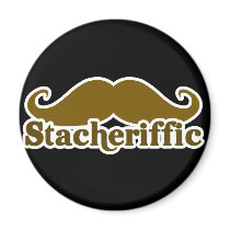 Stacherific Mushtache magnets
