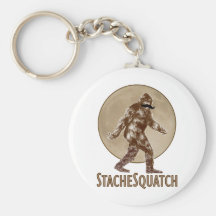 STACHESQUATCH I Mustache if you've Seen My Squatch Keychain