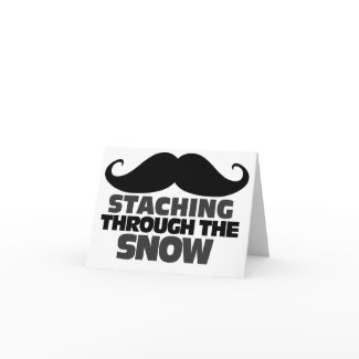 Staching through the Snow Greeting Cards