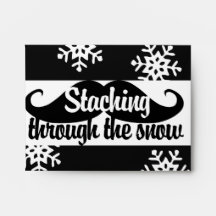 Staching through the snow envelopes