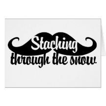 Staching through the Snow Greeting Card