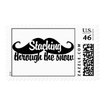 Staching through the Snow Postage