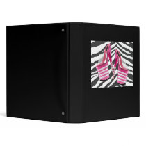 Stack Em High Pink Platform 3 Ring Binder