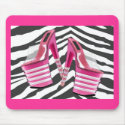 Stack 'em High Pink Platforms mousepad