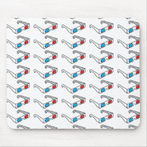 Stack of 3D Glasses Mouse Pads mousepads