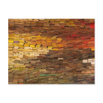 Stack of Books Calendar Postcard