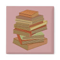 Stack Of Books - Pastel magnets