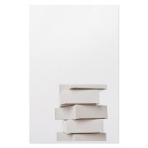 Stack of boxes custom stationery