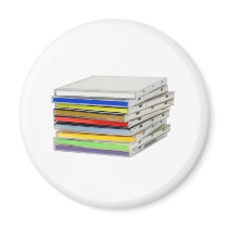Stack of CD casings Magnets